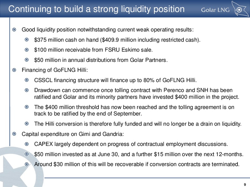 Q2 2015 Results – Golar Lng Partners Lp – slide 8