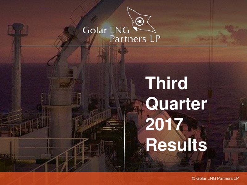 Q3 2017 – Golar Lng Partners Lp – slide 1