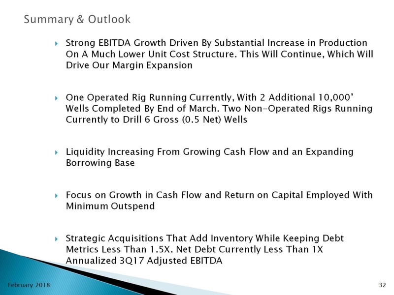 Enercom Dallas 2018 – Goodrich Petroleum Corp. – slide 31