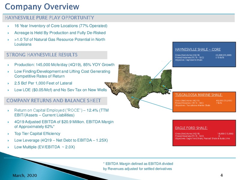 4Q 2019 Earnings Presentation – Goodrich Petroleum Corp. – slide 3