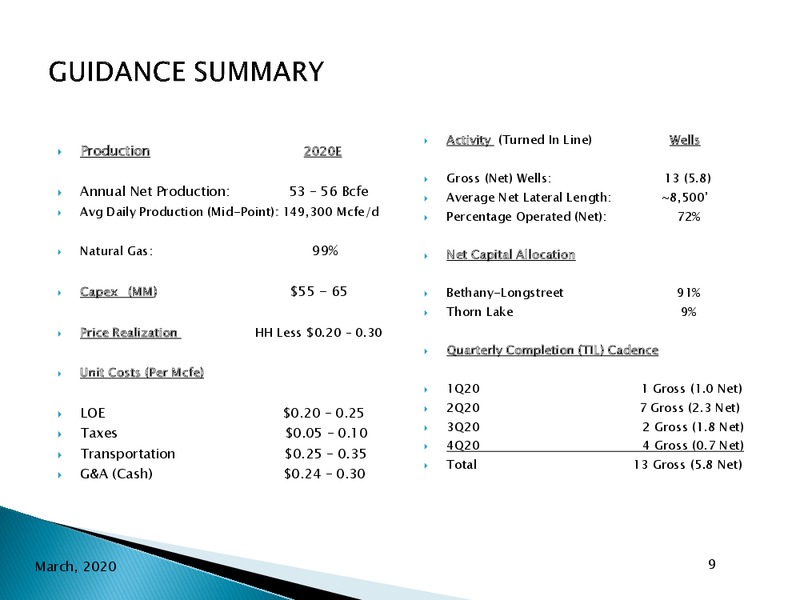 4Q 2019 Earnings Presentation – Goodrich Petroleum Corp. – slide 8