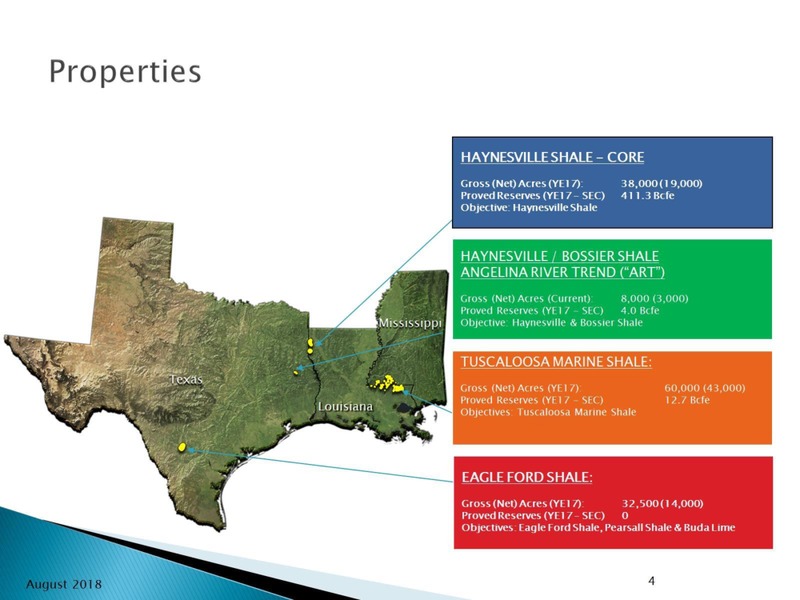 August 2018 Enercom Conference – Goodrich Petroleum Corp. – slide 4