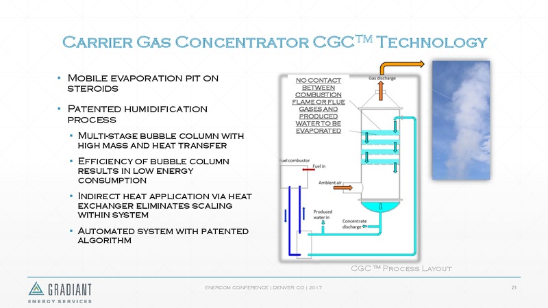 The Enercom Oil and Gas Conference – Gradiant Energy Services – slide 21