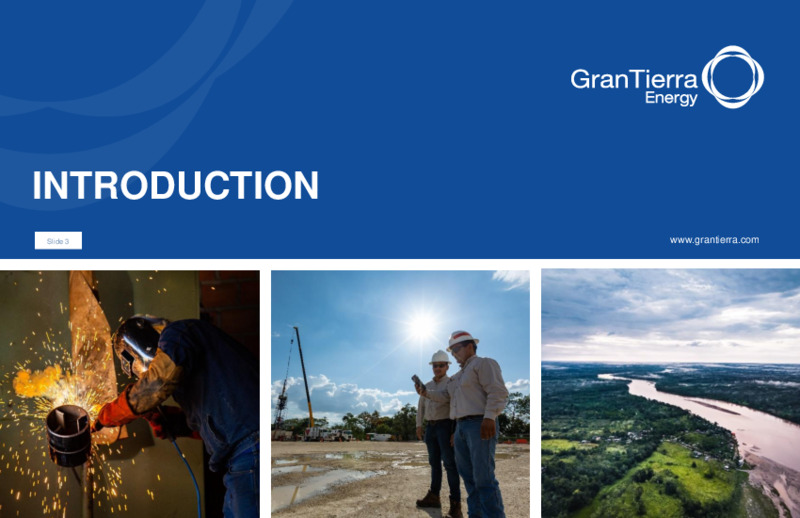 May 2025 Corporate Presentation – Gran Tierra Energy, Inc. – slide 2
