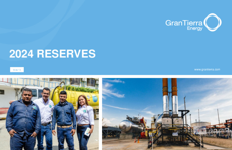 May 2025 Corporate Presentation – Gran Tierra Energy, Inc. – slide 12