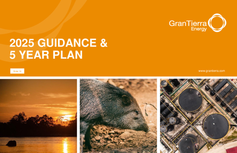 May 2025 Corporate Presentation – Gran Tierra Energy, Inc. – slide 15