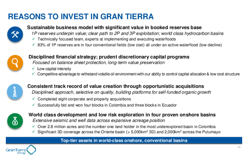 June 2020 Investor Presentation – Gran Tierra Energy, Inc. – slide 10