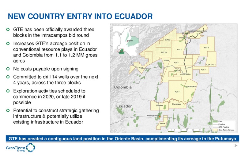 September 2019 Corporate Presentation – Gran Tierra Energy, Inc. – slide 23
