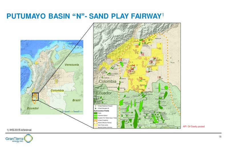 September 2016 Corporate Presentation – Gran Tierra Energy, Inc. – slide 17