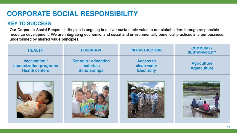 November 2015 Corporate Presentation – Gran Tierra Energy, Inc. – slide 34