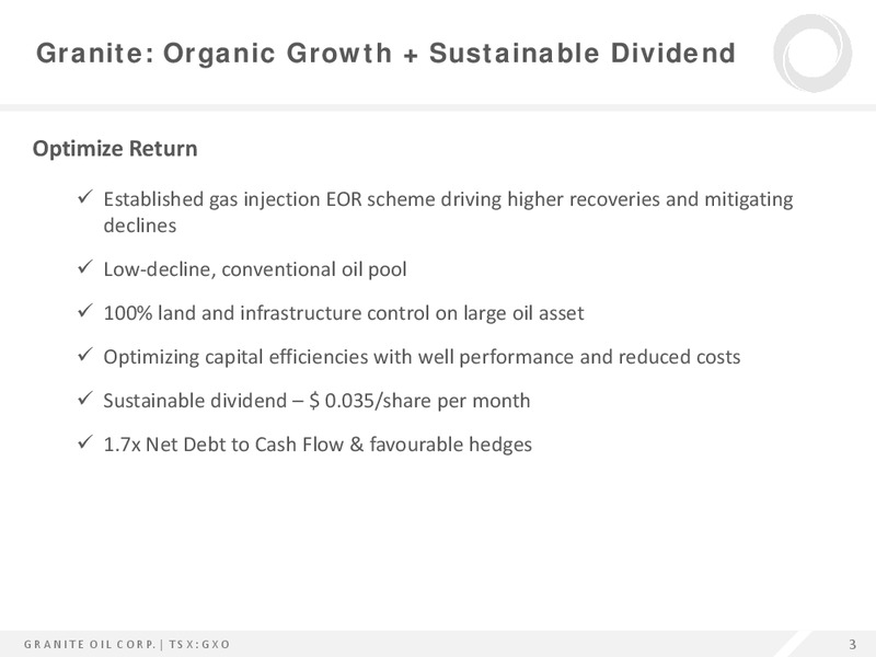 February 2016 Corporate Presentation – Granite Oil Corp – slide 2