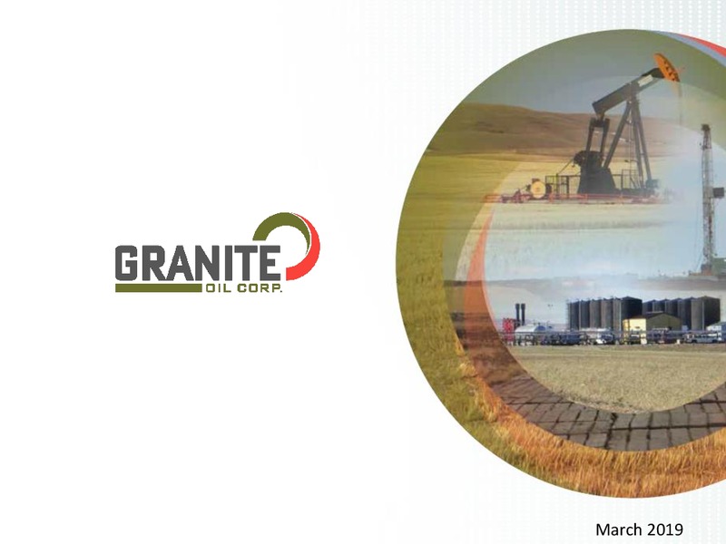 Mach 2019 Corporate Presentation – Granite Oil Corp – slide 1