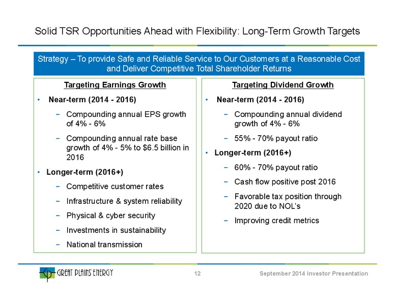 Investor Presentation – Great Plains Energy Inc – slide 11