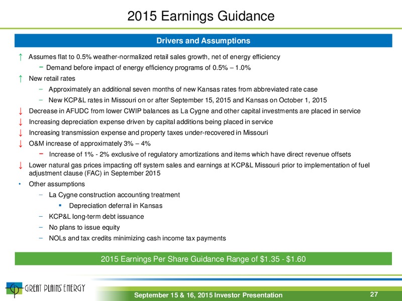September 2015 Investor Presentation – Great Plains Energy Inc – slide 26