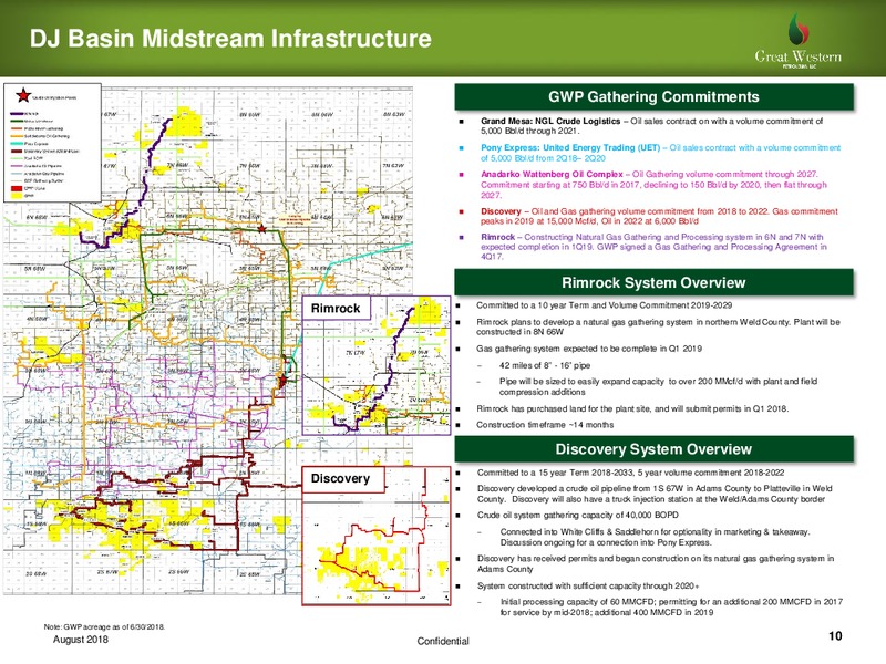 August 2018 Enercom Conference – Great Western Oil & Gas Co., Llc – slide 9