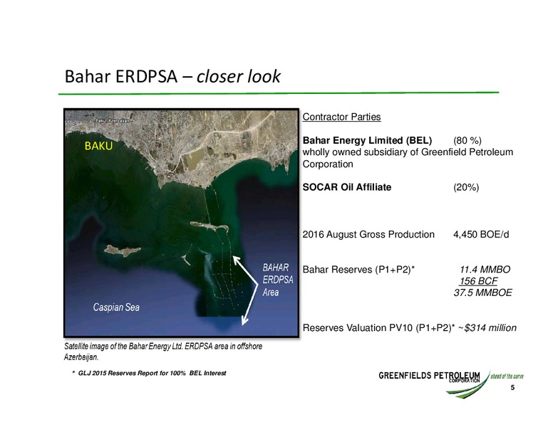 Restructing Process Completed – Greenfields Petroleum Corporation – slide 4