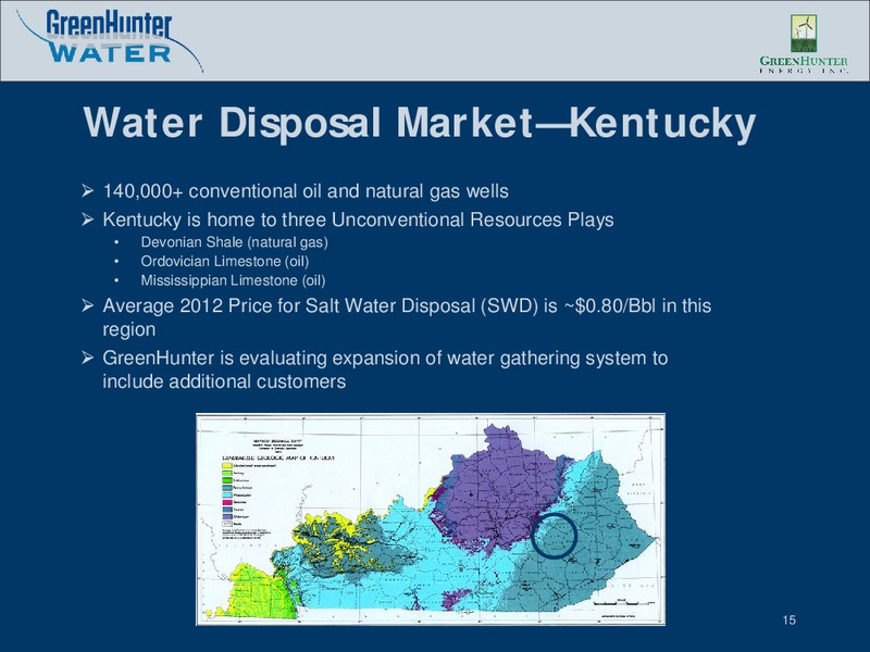 May 2012 Investor Presentation – Greenhunter Energy, Inc. – slide 14