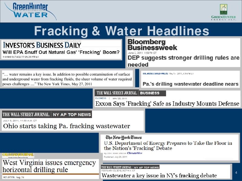 SIDOTI COMPANYS 2012 SEMIANNUAL MICROCAP CONFERENCE – Greenhunter Energy, Inc. – slide 3