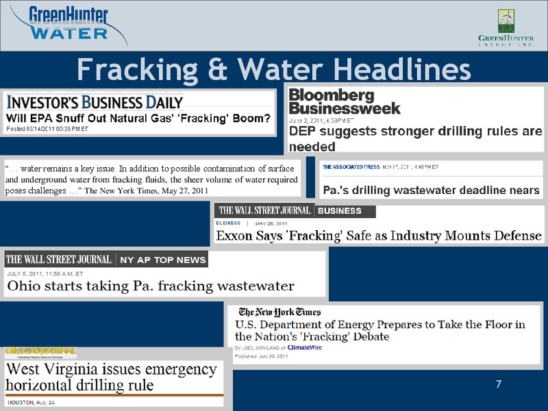 SAN DIEGO INVESTMENT CONFERENCE – Greenhunter Energy, Inc. – slide 6