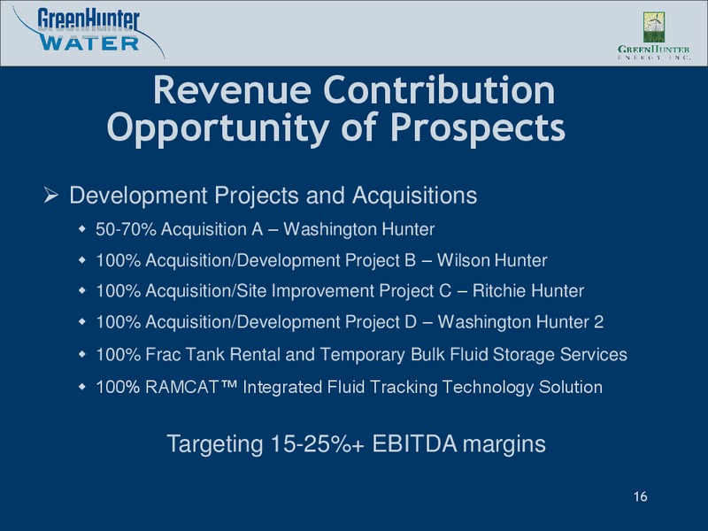 SAN DIEGO INVESTMENT CONFERENCE – Greenhunter Energy, Inc. – slide 15