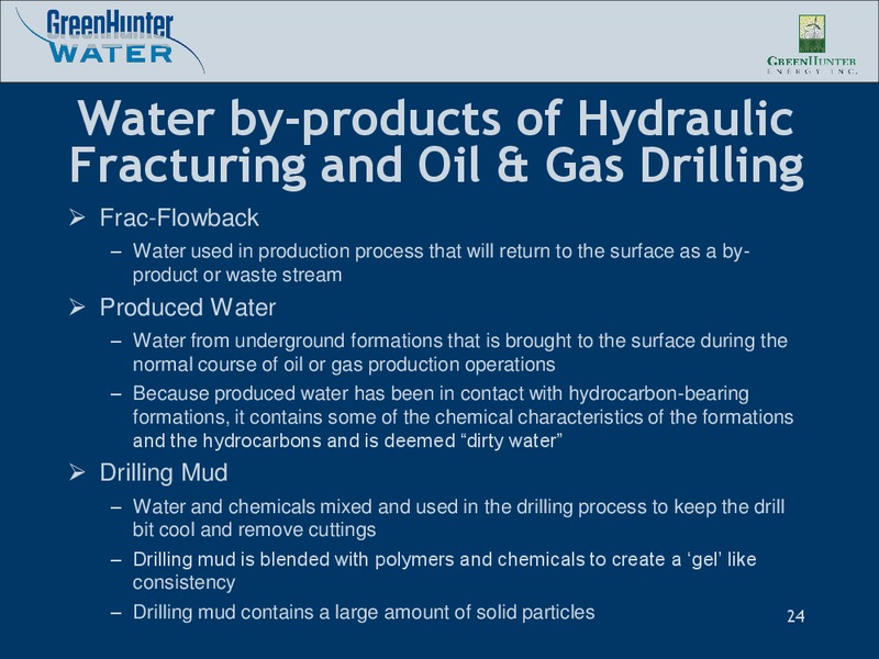 SAN DIEGO INVESTMENT CONFERENCE – Greenhunter Energy, Inc. – slide 23