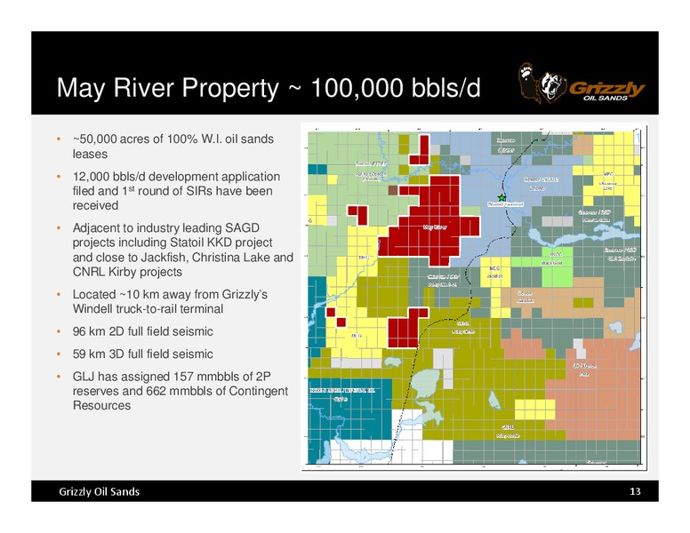 TD Securities Calgary Energy Conference – Grizzly Oil Sands – slide 12