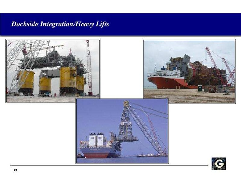 3RD ANNUAL JOHNSON RICE ENERGY CONFERENCE – Gulf Island Fabrication Inc – slide 20