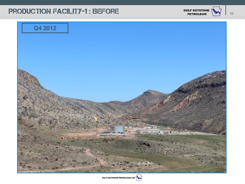 2015 Half Year Report – Gulf Keystone Petroleum Ltd. – slide 11