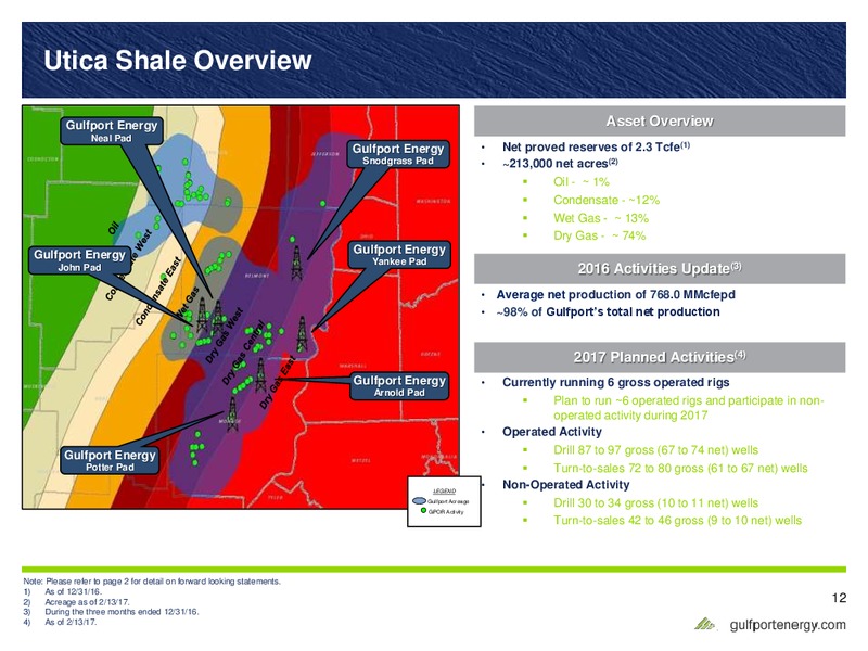 February 2017 Investor Presentation – Gulfport Energy Corp. – slide 11