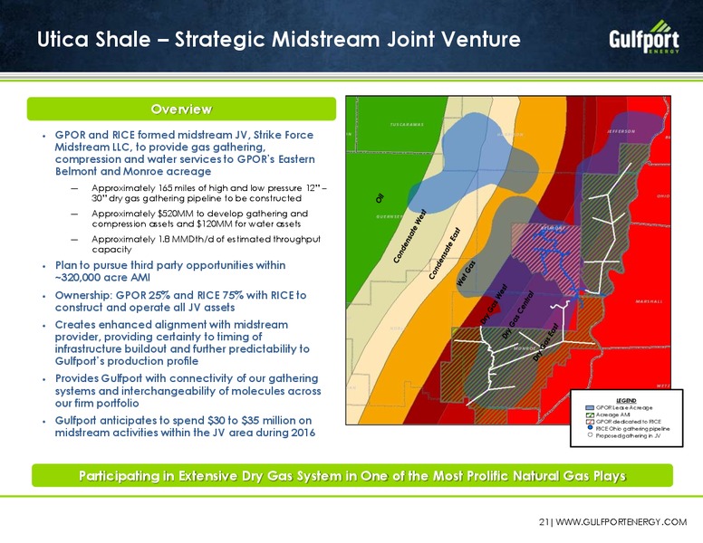 February 2016 Investor Presentation – Gulfport Energy Corp. – slide 20