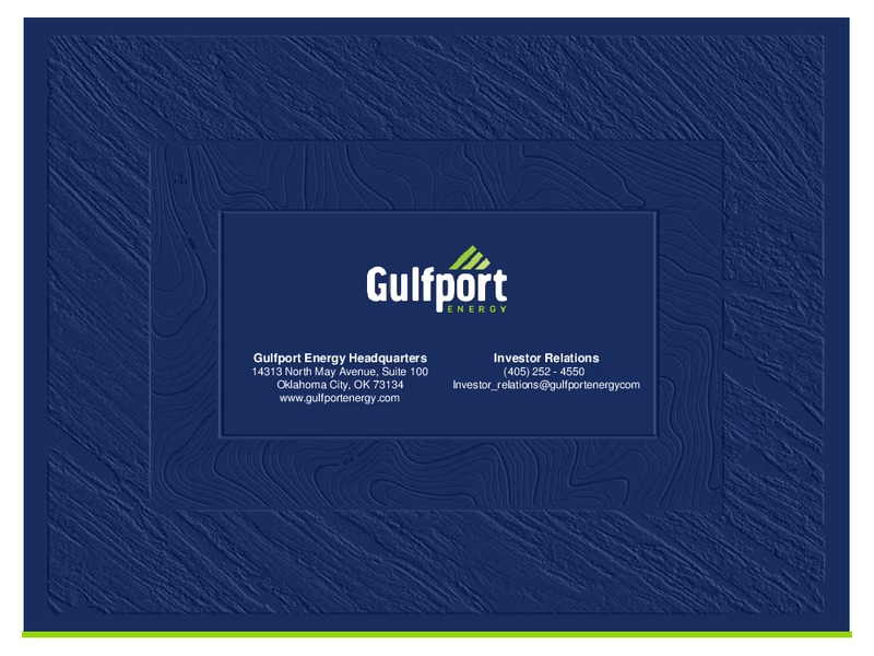 Scotia Howard Weil 45th Annual Energy Conference – Gulfport Energy Corp. – slide 49