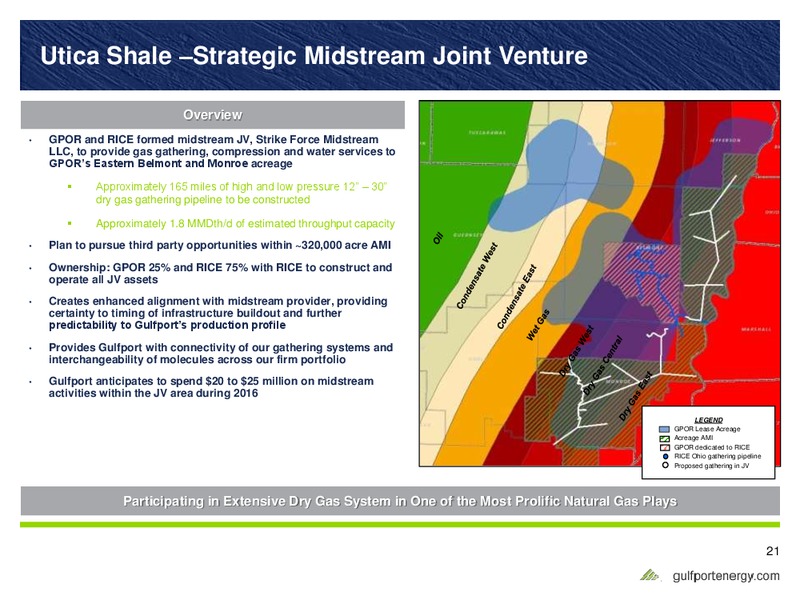 Q2 2016 Earnings Presentation – Gulfport Energy Corp. – slide 20
