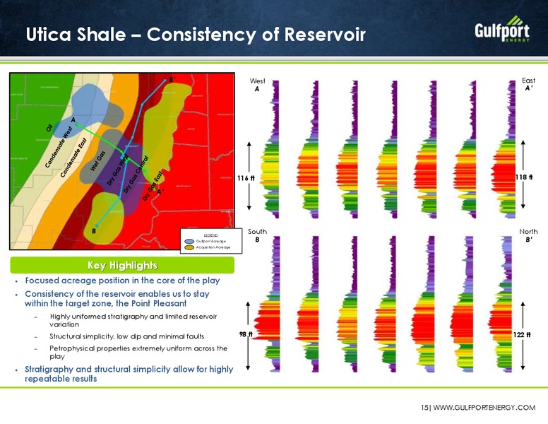 September 2015 Investor Presentation – Gulfport Energy Corp. – slide 14