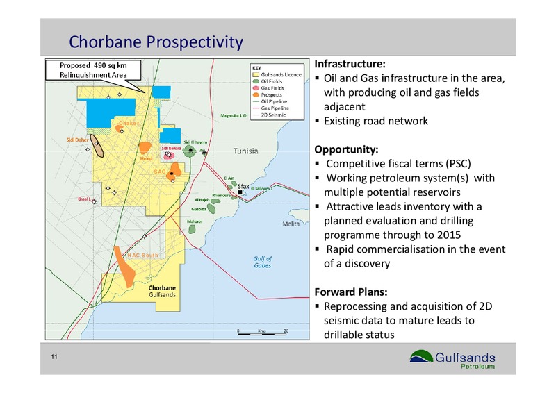 INTERIM RESULTS PRESENTATION – Gulfsands Petroleum Plc – slide 11