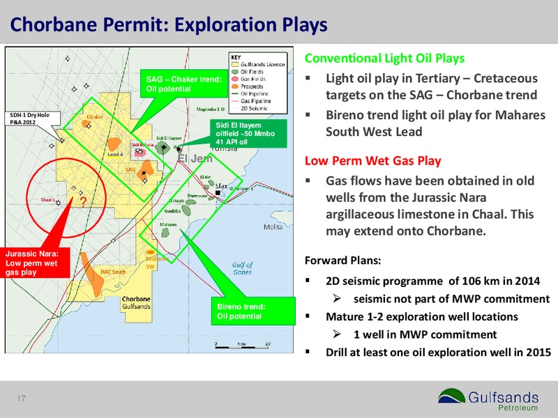 INVESTOR PRESENTATION – Gulfsands Petroleum Plc – slide 17