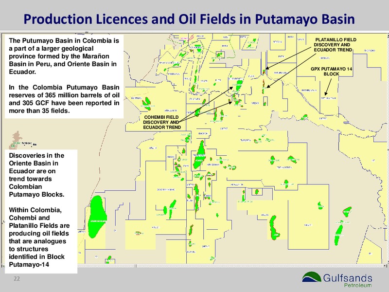 INVESTOR PRESENTATION – Gulfsands Petroleum Plc – slide 22