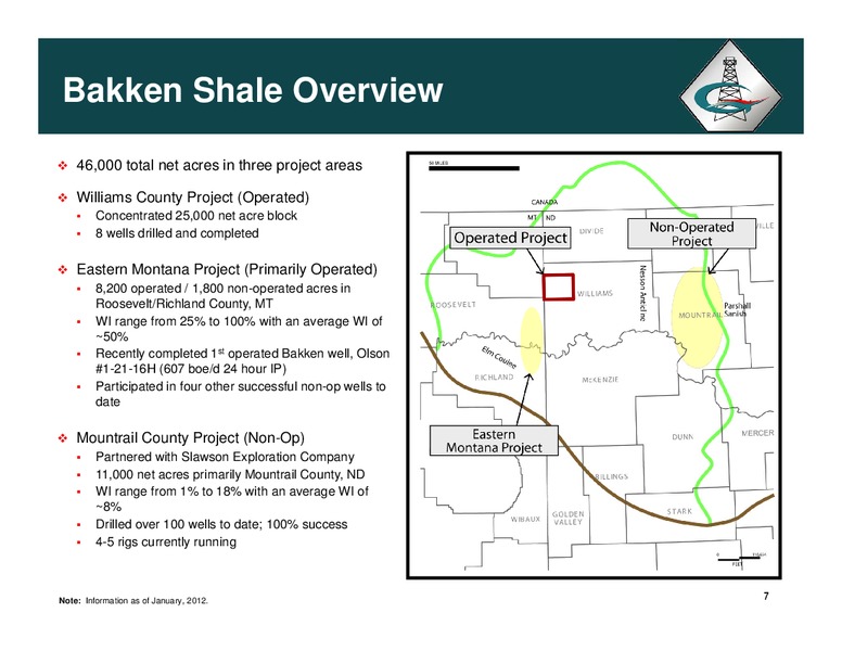 CORPORATE PROFILE – Halcon Resources Corp – slide 6