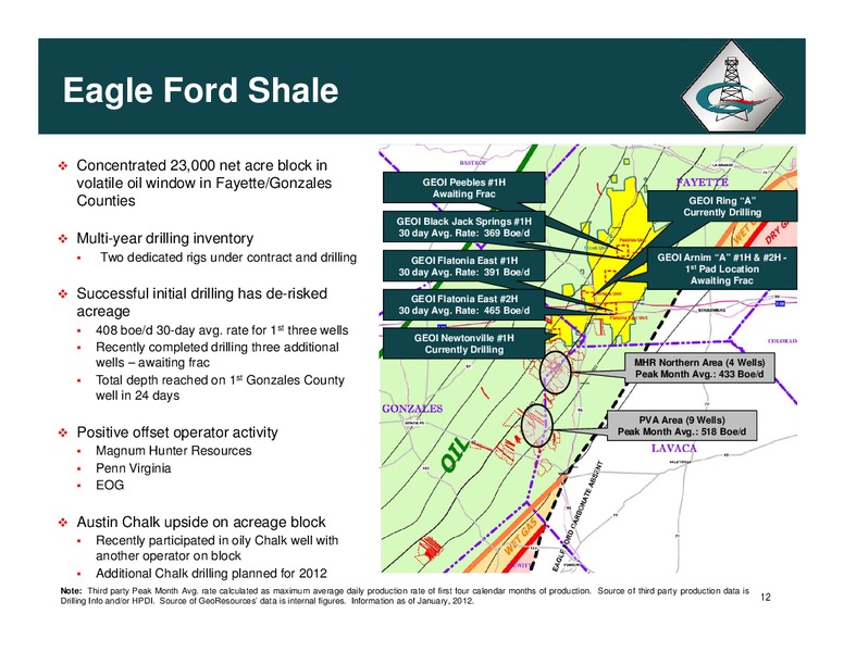 CORPORATE PROFILE – Halcon Resources Corp – slide 11