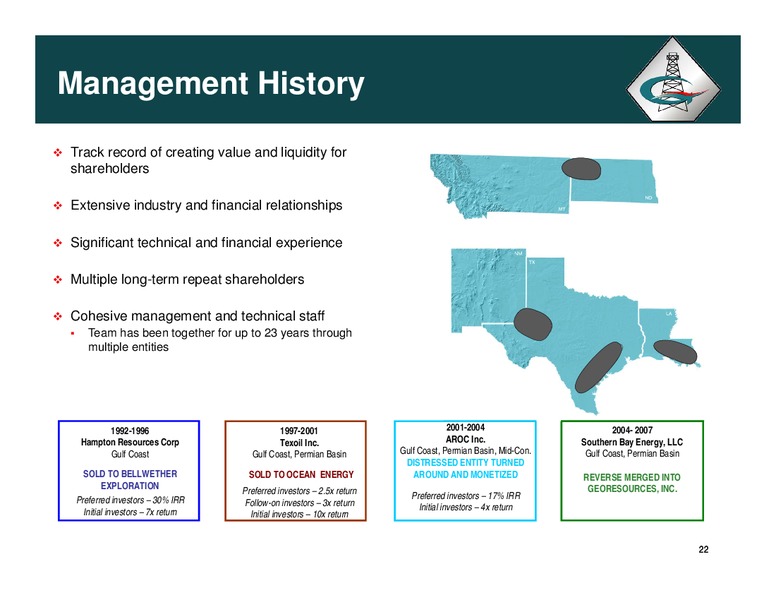 CORPORATE PROFILE – Halcon Resources Corp – slide 21