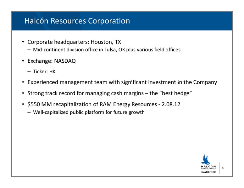 Credit Suisse Energy Summit – Halcon Resources Corp – slide 2