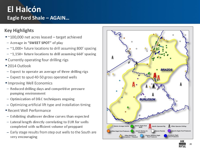 Company Presentation – Halcon Resources Corp – slide 18