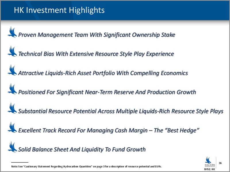 4TH ANNUAL JOHNSON RICE ENERGY CONFERENCE – Halcon Resources Corp – slide 33