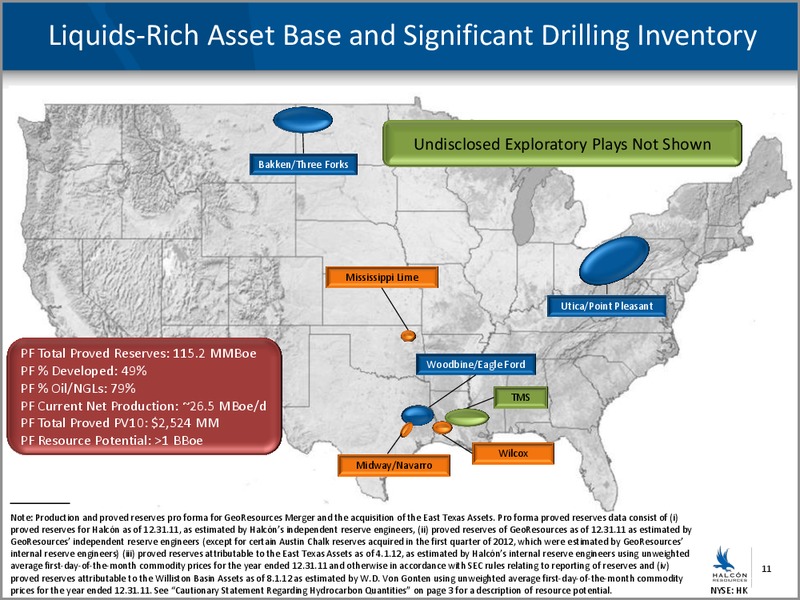 HALCON TO ACQUIRE WILLISTON BASIN ASSETS – Halcon Resources Corp – slide 9