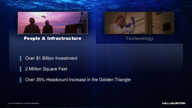 ANALYST DAY 2013 – Halliburton – slide 7
