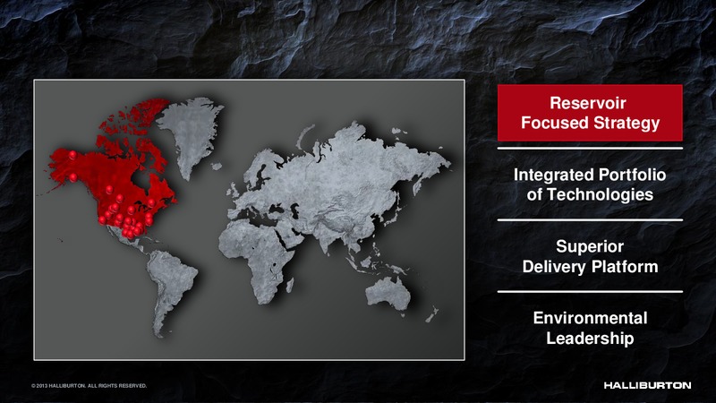 2013 HALLIBURTON – Halliburton – slide 5