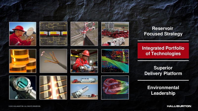2013 HALLIBURTON – Halliburton – slide 8