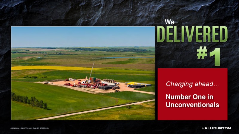 2013 HALLIBURTON – Halliburton – slide 12