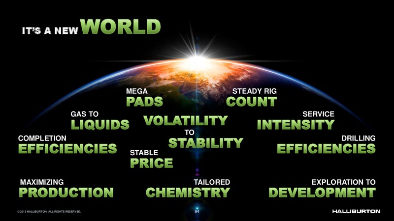 2013 HALLIBURTON – Halliburton – slide 14