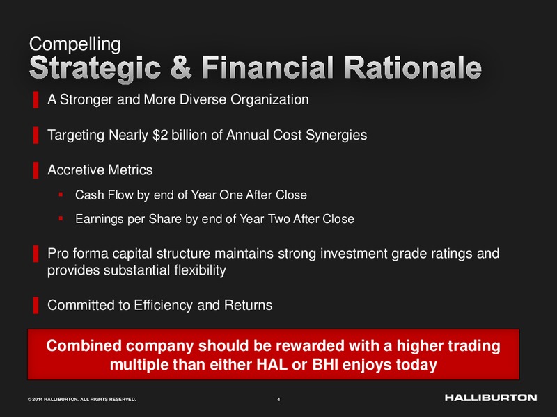 9th Annual Energy Conference – Halliburton Operating Company – slide 3