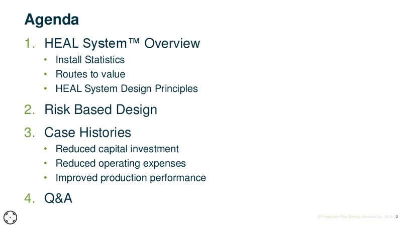 EnerCom The Oil and Gas Conference – HEAL Systems – slide 2
